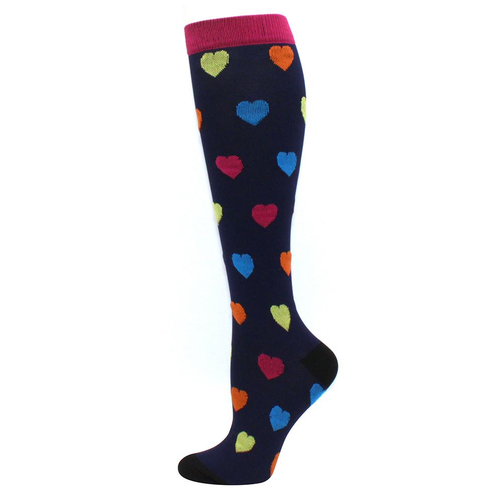 Neue Kompressionsstrümpfe Druck Pflegesocken für Ödeme, Diabetes, Krampfadern, Durchblutung Sportsocken