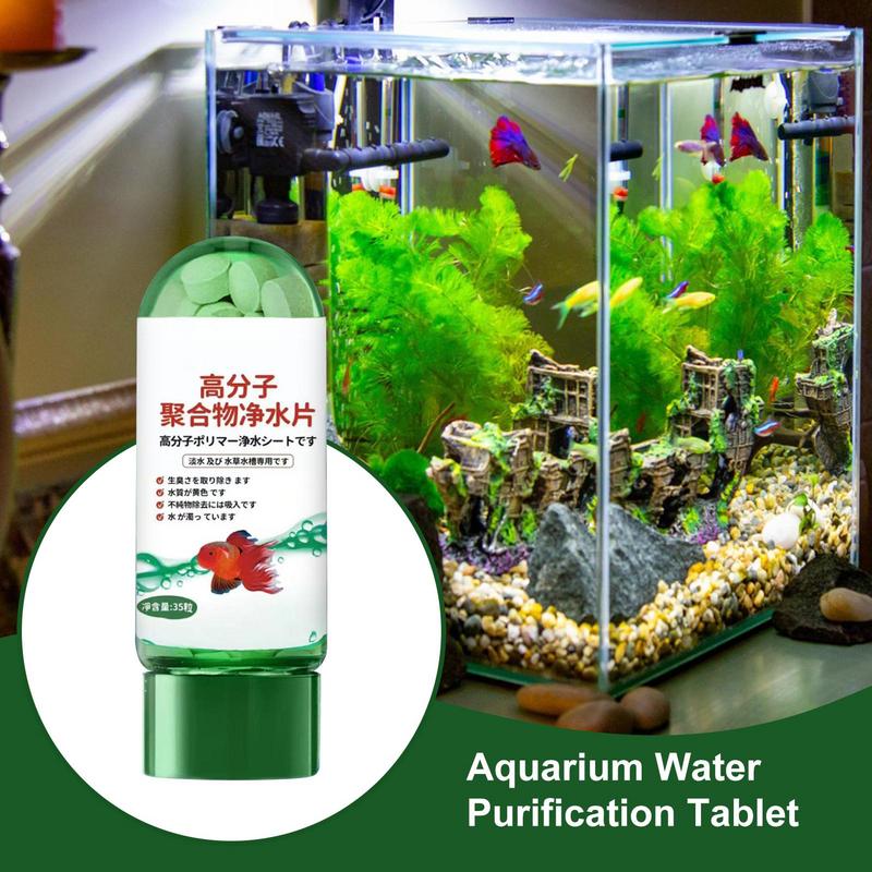 Wasserreinigungstabletten Schneller Aquarienwasserfilter Fischzubehör Aquarientabletten Verbessern die Wasserqualität Aquarienzubehör