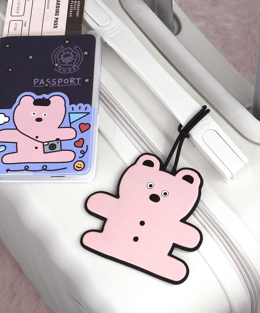 Iconic Doodle Passport Case Name Tag Set 4 Types
