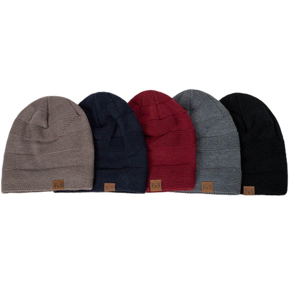Windproof Coldproof Winter Hats Add Fur Lined Ear Protection Casual Beanie Cap  for Unisex