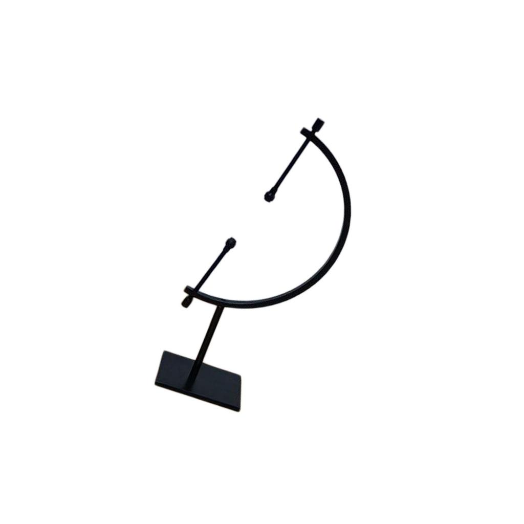 Sphere Holder Display Stand Ornament Glass Ball Holder for Iving Room 15cmx8cmx31cm