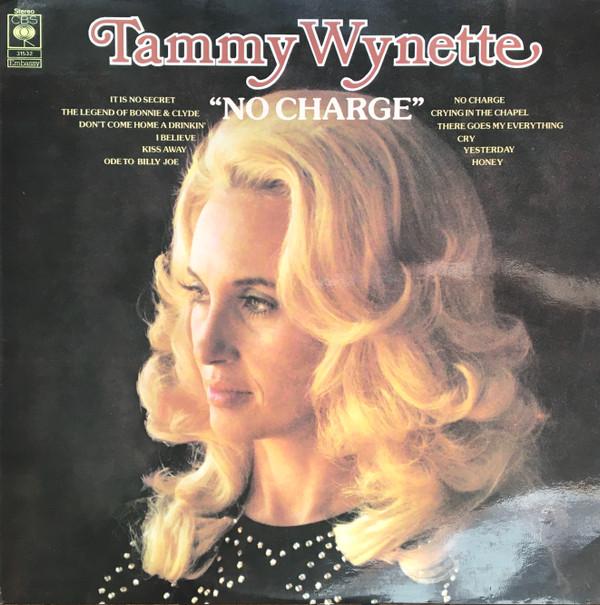 

LP Record TAMMY WYNETTE - No Charge 31532 CBS, Embassy 1976 UK Folk Used