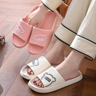 Bär Hausschuhe weiblich Home Indoor rutschfeste weiche Unterseite Paar Sandalen