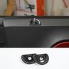 For Dodge Challenger 2009-2014 ABS Carbon Fiber Inner Door Bolt Lock Down Ring
