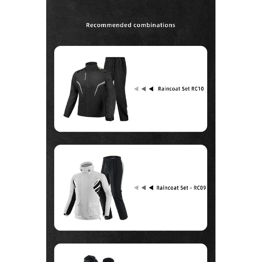 2026 NEW Unisex SCOYCO Motorcycle Rain Shoe Cover Waterproof Overboots Anti Slip Thickened Outdoor Riding Gear