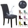 New Waterproof Elastic Jacquard Chair Cover For Dining Room Chair Covers For Chairs Kitchen Wedding Hotel Banquet Protector Seat