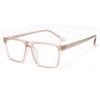 Tr90 Overized Square Myopia Eyeglasses Anti Blue Rays Big Frame Prescription Glasses For The Nearsighted 0 -0.5 -0.75 To -6.0