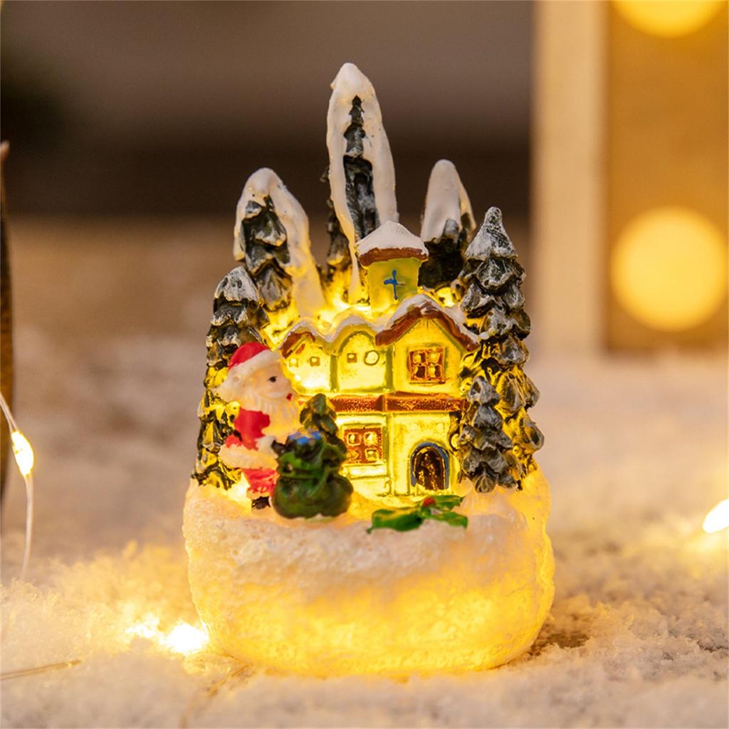 Christmas Village With Lighting, Lighted Christmas Houses, Small Christmas Town, Christmas Decorations, Christmas House, Miniature Christmas Houses