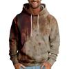 Halloween Blood Splatter I'm Fine Text 3D Print Men Hoodie Horror Party Long Sleeve Pullover Sweatshirt
