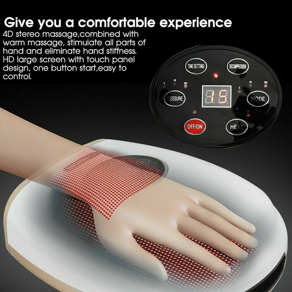 3 Modes Hand Electric Massage Instrument Beauty Hand Beauty Care Tools Relieve Finger Numbness Pain Care Relaxation Tool Electric Palm Massager