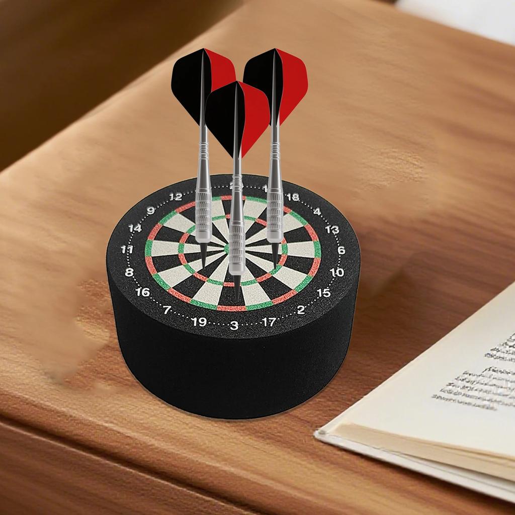 6/4/2PCS Portable Mini Darts Base Station EVA Foam Dart Stand Dartboard 10cm Dart Holder Stand for Outdoor Family Party Games