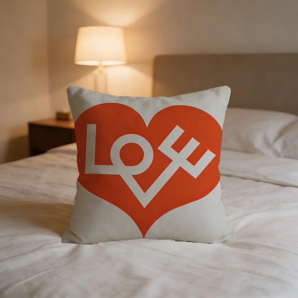 love flower fashion cushion cover For Pillow Printing Sofa Decoration Home Car Room Coffee Shop Office Nordic Simplicity
