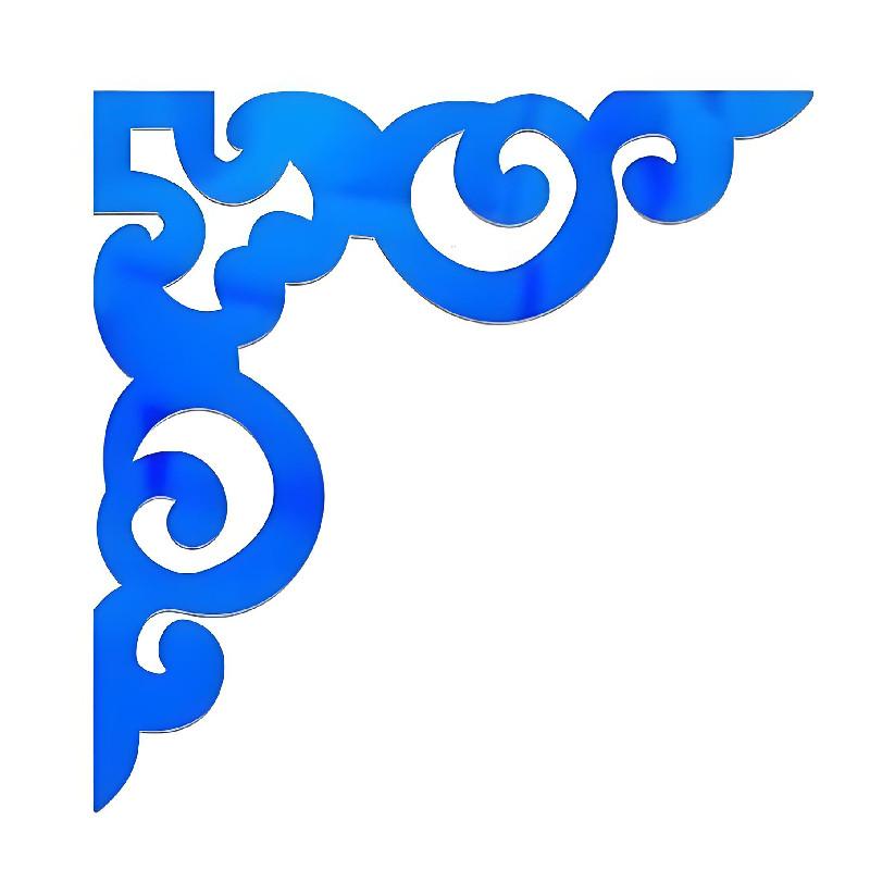 

Наклейки на зеркальный шкаф Модные наклейки на углы стен Украшение дома Комната