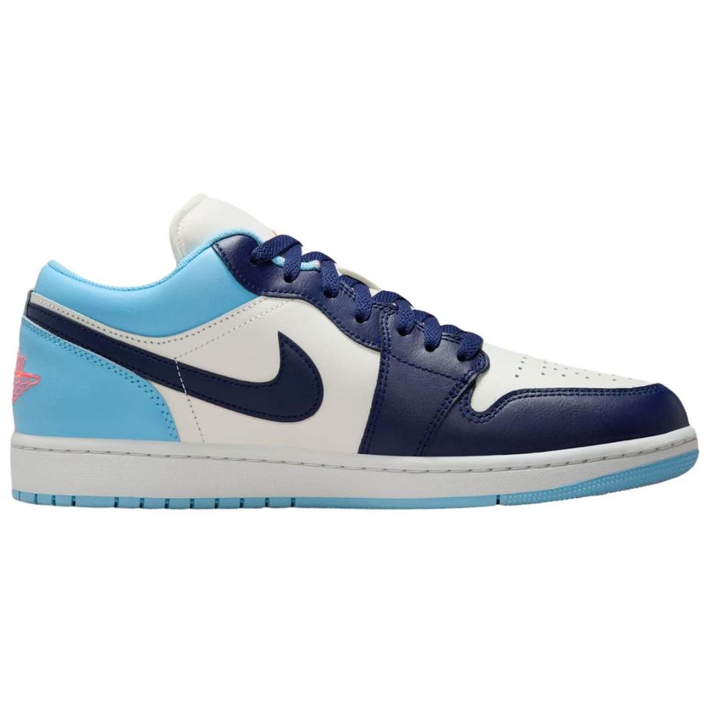 Air Jordan 1 Low Blue Chill Unisex Sneakers Sail Hot-Lava Blue-Void 553558-149