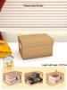 Hand-Painted DIY Cardboard Gift Box - Large Empty Birthday Packaging for Snacks