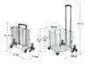 Portable Folding Trolley Cart for Package Pickup and Shopping, In Stock