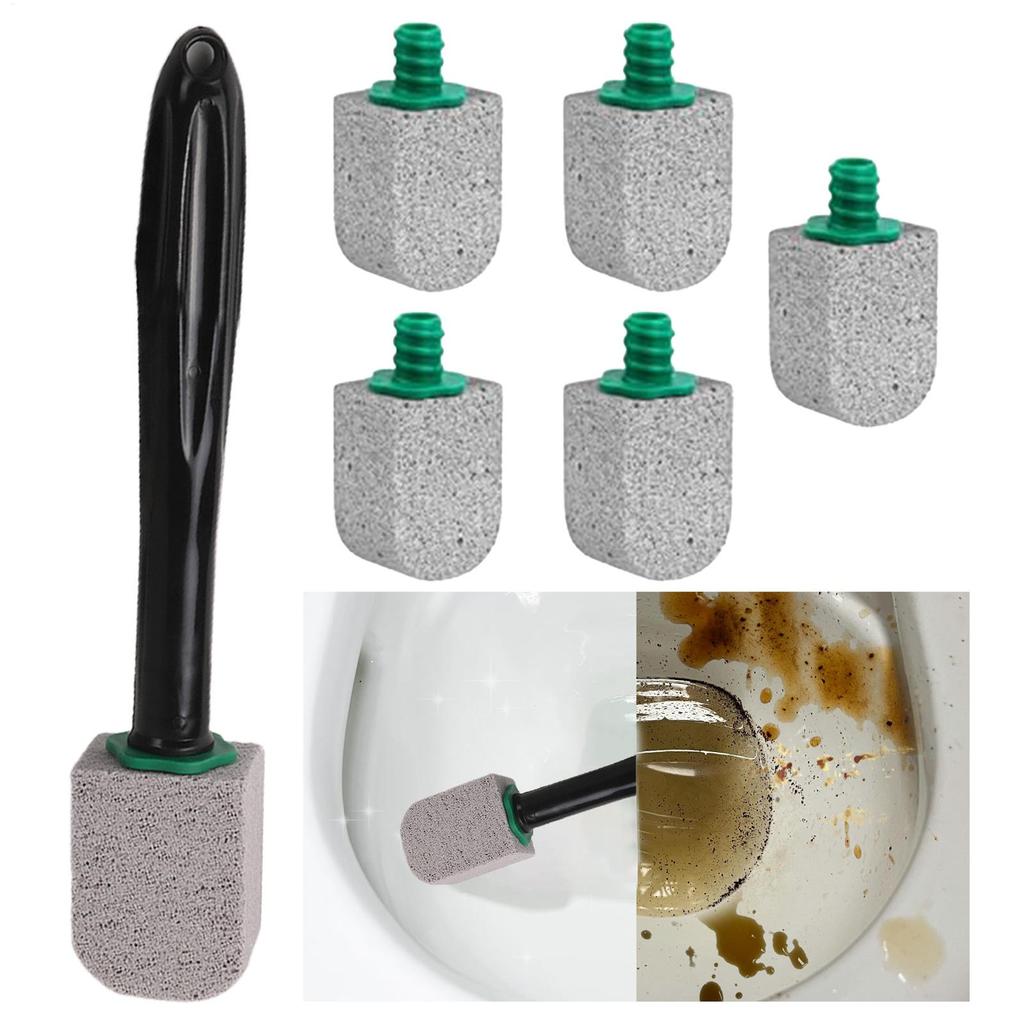 Pumice Stone Toilet Cleaning Wand Toilet Bowl Stain Remover Eraser Toilet Deep Cleaning Accessories Hard Water Stain Remover