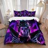 Cyberpunk Skull Warrior Print 3Pcs Bedding Setduvet Cover With 2 Bedropillowcase Home Birthday Gift