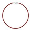 Agate-Colored 925 Silver Necklace - Women's Luxury Versatile Collarbone Chain