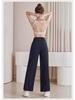 Plus Size High Waist Yoga Pants - Women's Quick Dry, Loose Wide Leg Fitness Long Pants