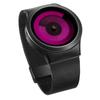 SPIRAL GALAXY Quartz Design Watch for Men and Women [ZEROO] [Authentic] (Black/Magenta)