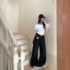 One-word Shoulder Short-sleeved T-shirt Women's Summer Sexy Babes Chic Slim-fitting Waist Short Temperament Versatile Top