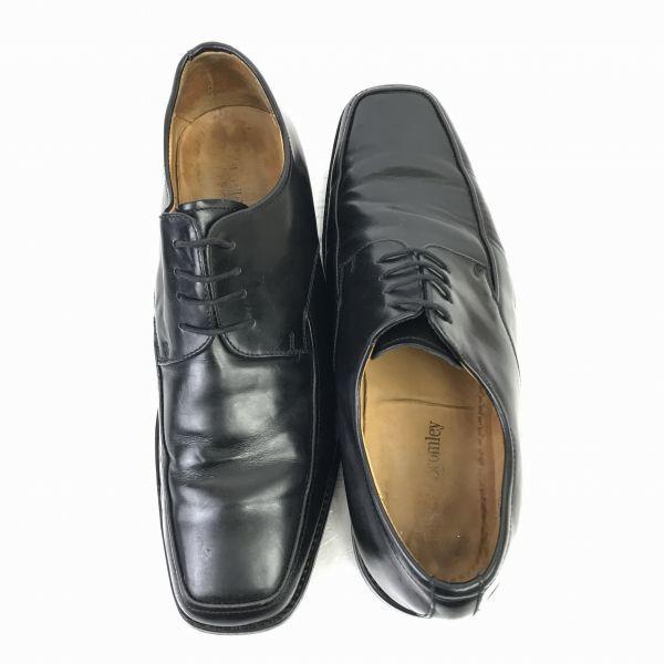 Russell & Bromley Leder McKay Methode U-Spitze Business Schuhe Größe 26.0 Schwarz(GEBRAUCHT)