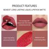 HANDAIYAN 6pcs/Set Lip Gloss Long Lasting Waterproof Matte Lip Tint NonStick Cup Liquid Lipstick Gift Box Cosmetics Makeup