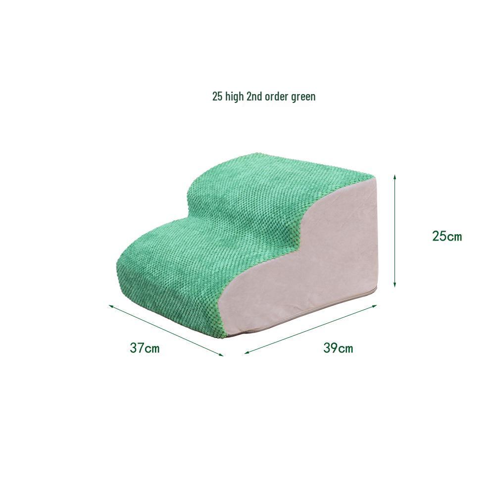 Schůdky a rampa pro domácí zvířata: Odnímatelné, pratelné pěnové schůdky pro kočky a psy, ideální k postelím a pohovkám