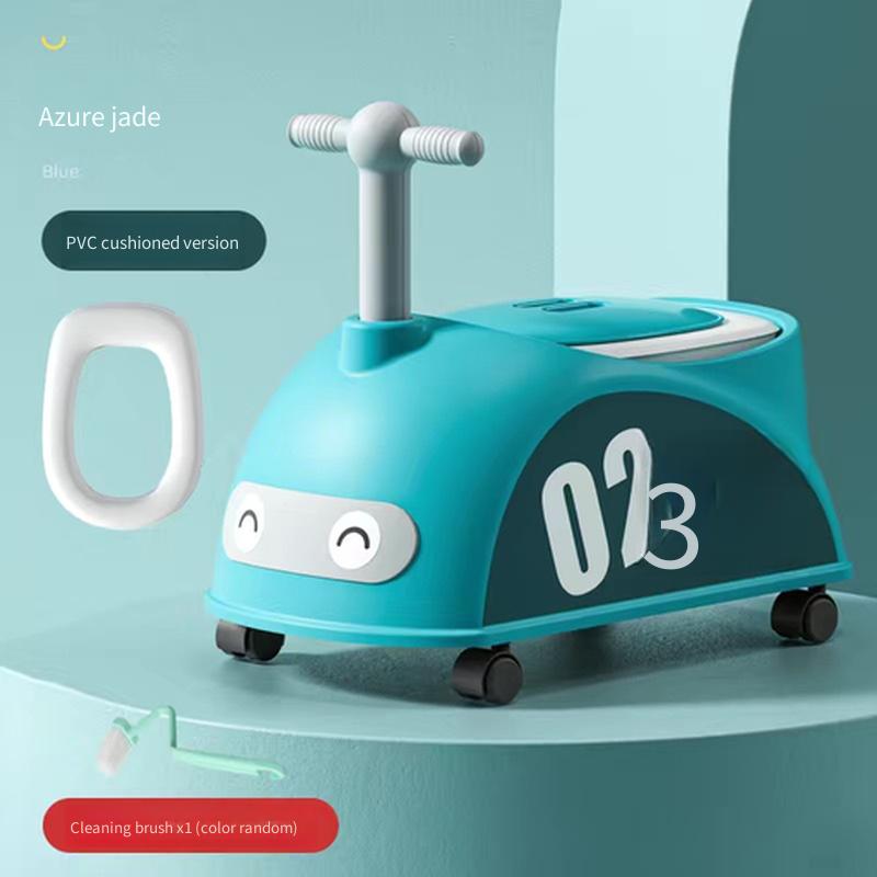 Sedile per Vasino Addestramento Bambini a Forma di Macchina, Grande Vasino Cartoon per Bambini e Bambine, Sgabello Vasino Giocattolo Regalo per Bambini Piccoli