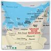 Tapiserie hartă a Emiratelor Arabe Unite
