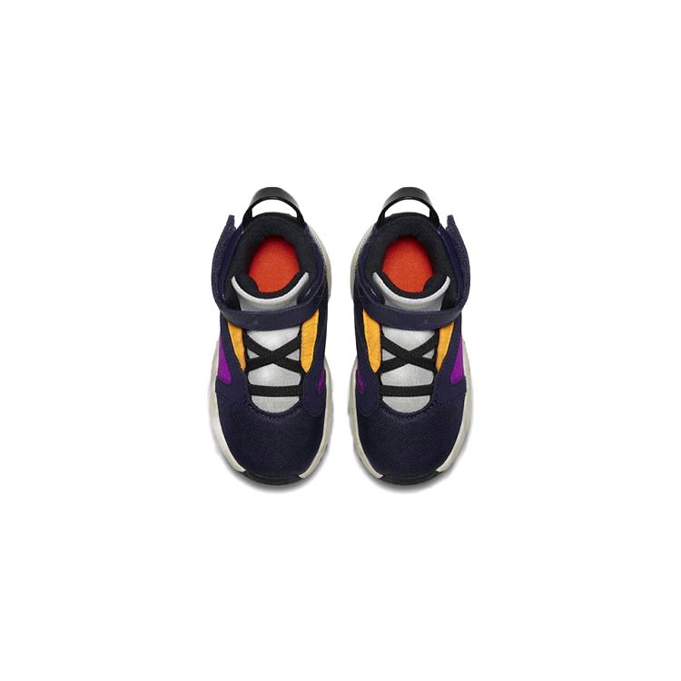 Jordan Lift Off Tênis de Basquete Vintage Confortáveis de Cano Alto Azul Roxo para Bebês e Crianças Pequenas AV1244-406