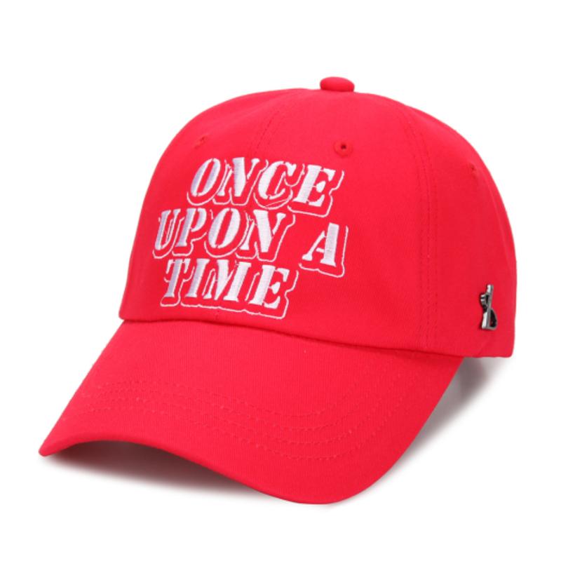 BLACK SANDS One-Up Time Embroidered Ball Cap_Red