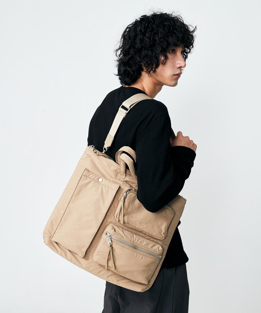 Vlot Smart Split Helmet Bag [Beige]