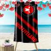 Large Beach Towel with FC Midtjylland Danish Club Crest, Quick Dry Microfiber, Soft and Durable, for Beach Pool Travel