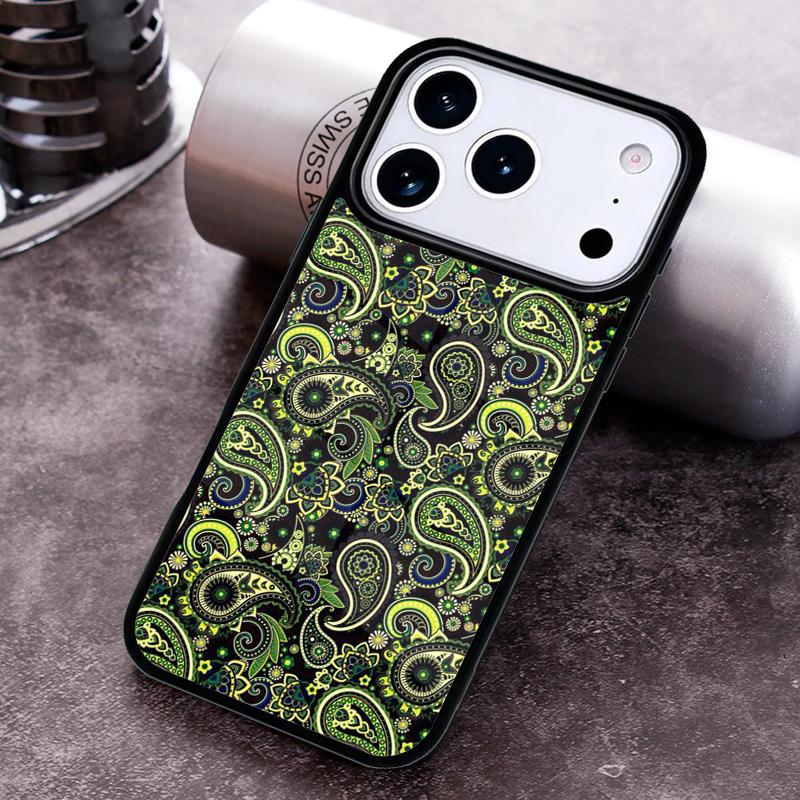 Bandana Seamless Pattern Phone Case For iPhone 17 16 15 14 13 12 11 Pro Max Plus 17Air Soft Silicone Cover