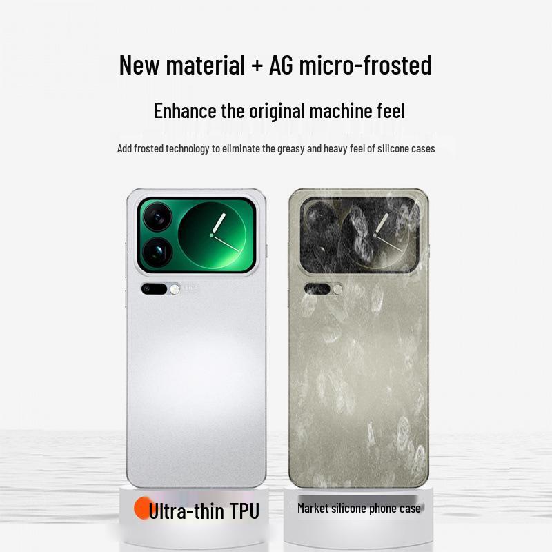 Xiaomi 17 Pro Max Ultracienkie Półprzezroczyste Etui Antywstrząsowe