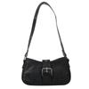 Chic Minimalist Pu Shoulder Bag For Women Trendy Street Style Dumpling Shape