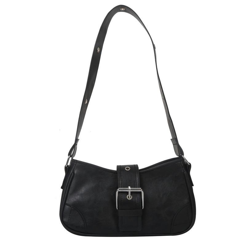 Chic Minimalist Pu Shoulder Bag For Women Trendy Street Style Dumpling Shape