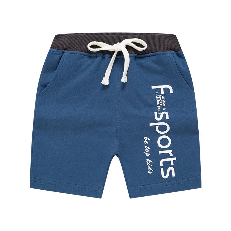 2026 New Summer Korean Style Boys' Letter Print Shorts