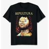 2024 Vintage Men's T Shirt Cotton SEPULTURA ROOTS 30 YEARS METAL CAVALERA Printed T-shirt for Men Clothing Hip Hop Short Sleeve