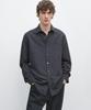 Masimodutti Regular Fit Linen Blend Shirt