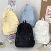 New Y2K Sweet Girls Small Stars Backpack Large Capacity Students Schoolbag Women Fashion Outdoor Knapsack Travel Hiking Rucksack