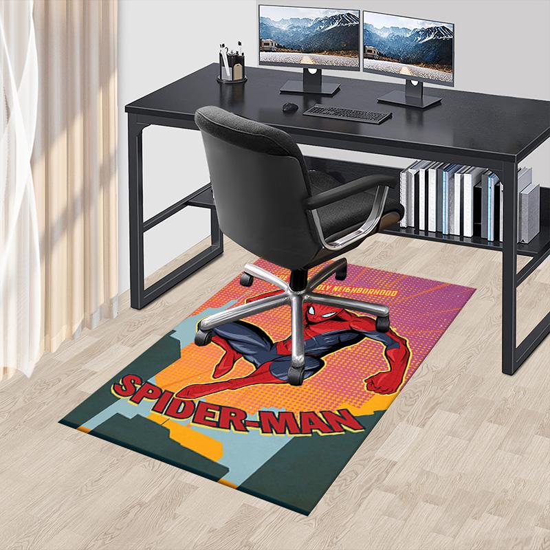 Spiderman Urban Adventures Carpet For Playroom Bedroom Living Room Sofa Home Decorkids Game Area Rug Nonslip Floor Mat