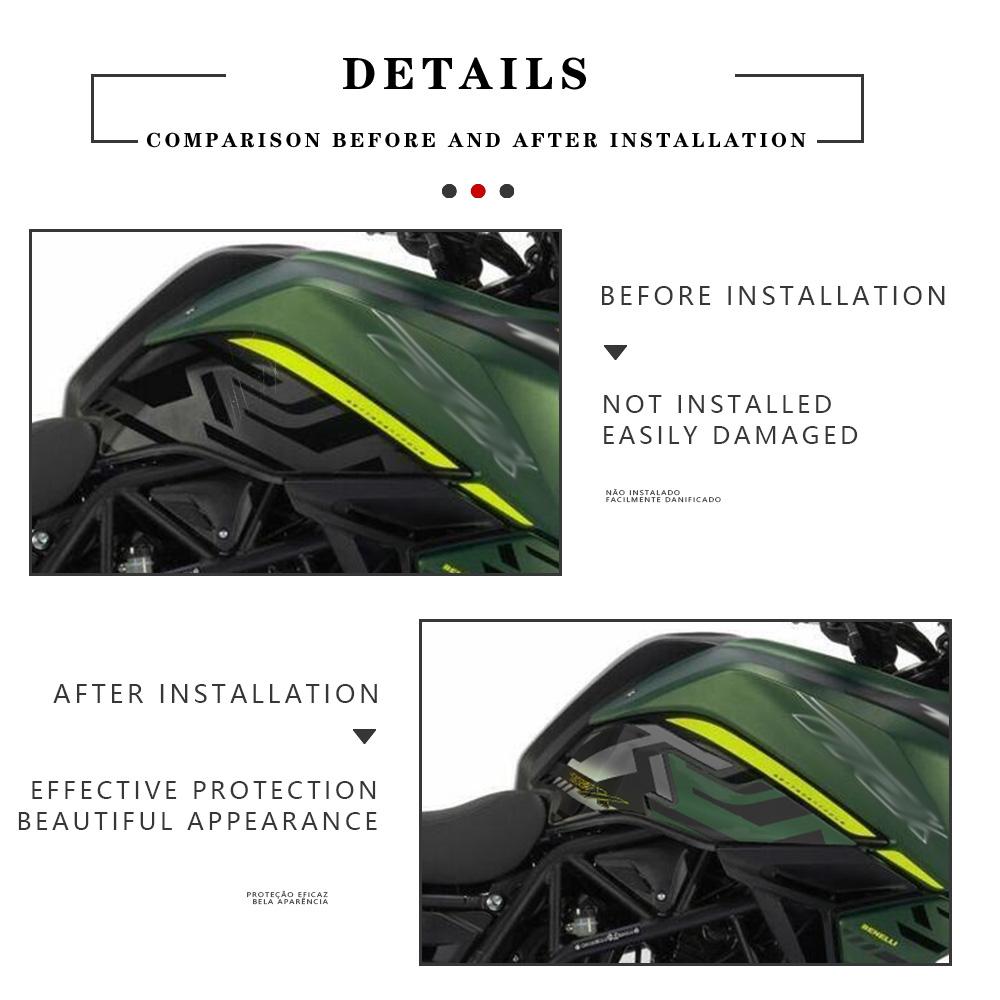 For Benelli TRK 702X 2023 2024 2025 Motorcycle 3D Gel Epoxy Resin Sticker Tank Pad Protection Kit