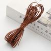 2mm Hand Diy Woven Flat Pu Leather String Material for Jewelry Necklace Making