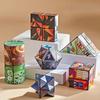 Extraordinary 3D Magic Cube Puzzle Fidget Toys Variety Geometric Shape Changeable Decompression Hand Flip Puzzle Cube For Kids
