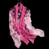 Gradient Color Cut Flowers Scarf Thin Beach Shawl Wrap Elegant Sunscreen Scarf
