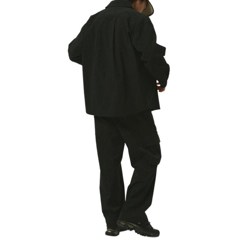 Salomon Soft Shell Pointed Collar Loose Button Long Sleeve Shirt Men shirts C29955