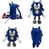 Sonic The Hedgehog Plush Toy Backpack For Kids Soft And Colorful Schoolbag For Boys And Girls